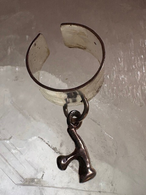 Lambda 92.5 ear cuff Gay Lesbian LGB LGBTQ Symbol Goddess handmade by JKL 605