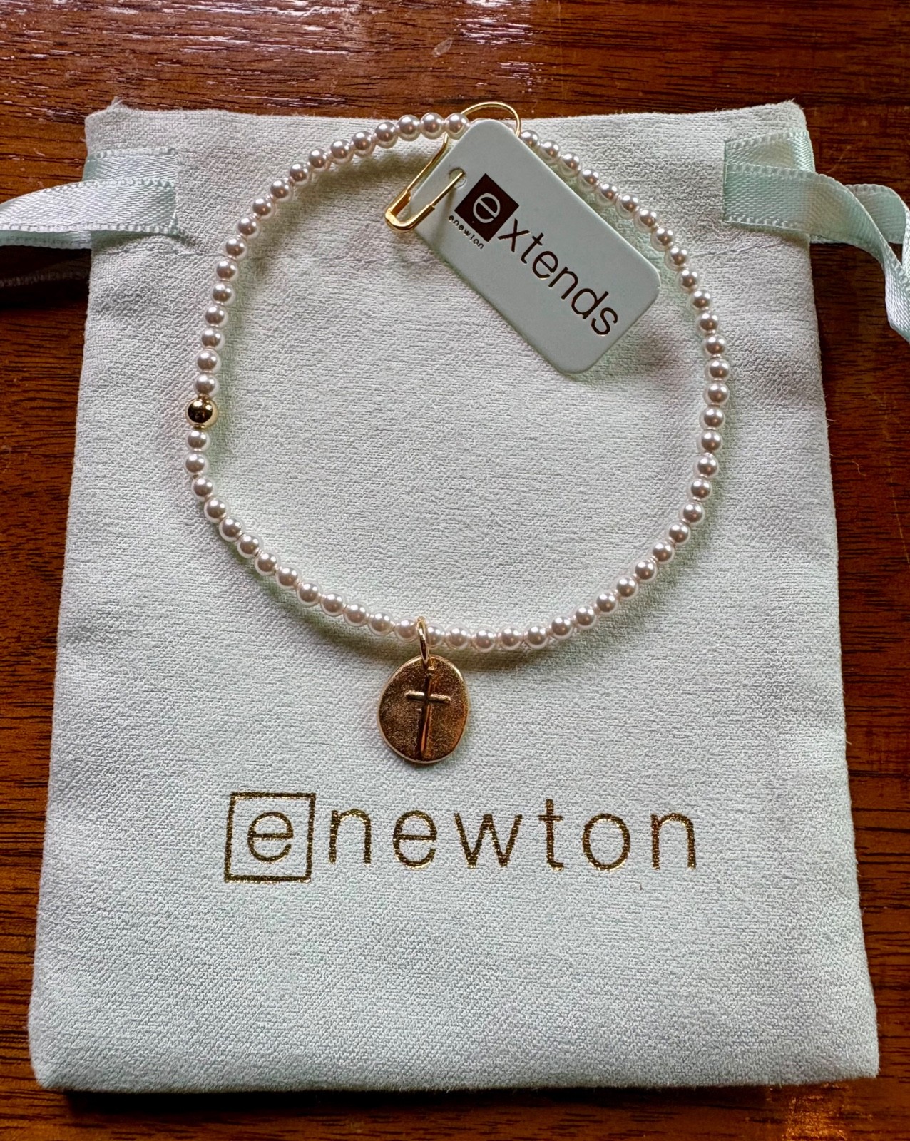 Enewton Extends Classic Pearl 3MM Bead Bracelet – Inspire Small Gold Charm