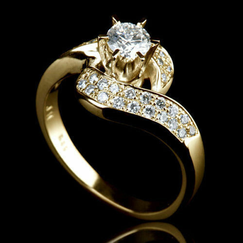Unique Design 2.10CT Round Shape White Stone Halo Engagement Ring In 935 Silver