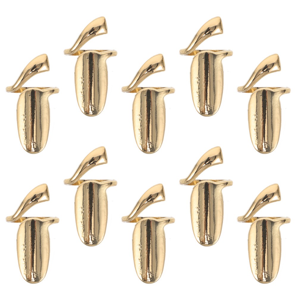10 Pcs Nail Protection Manicure Fingernail False Tip Rings