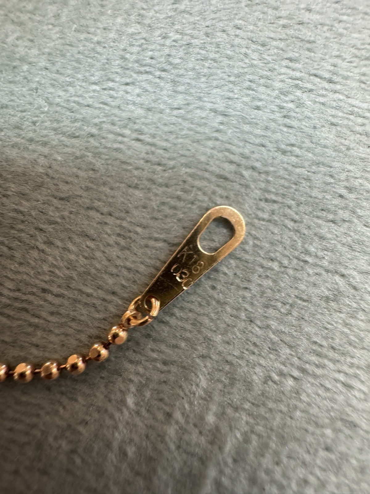 Mint Certified Japanese Estate 18K Gold 0.30ct Graduating Diamond Necklace