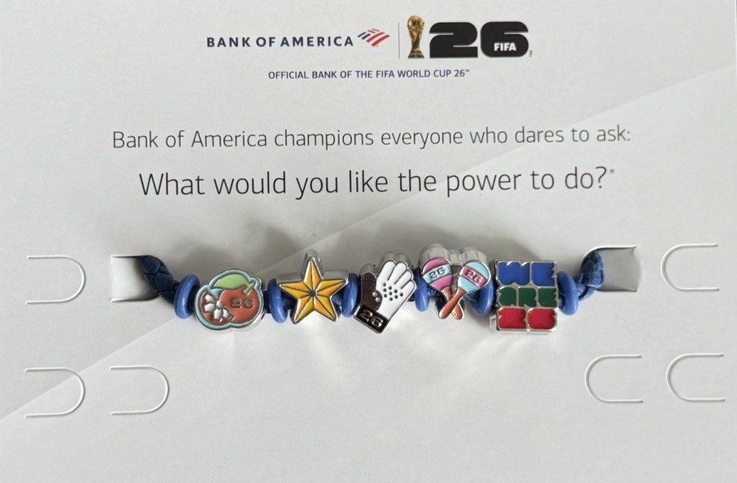 FIFA World Cup 26 Bank of America RARE MIAMI Bracelet