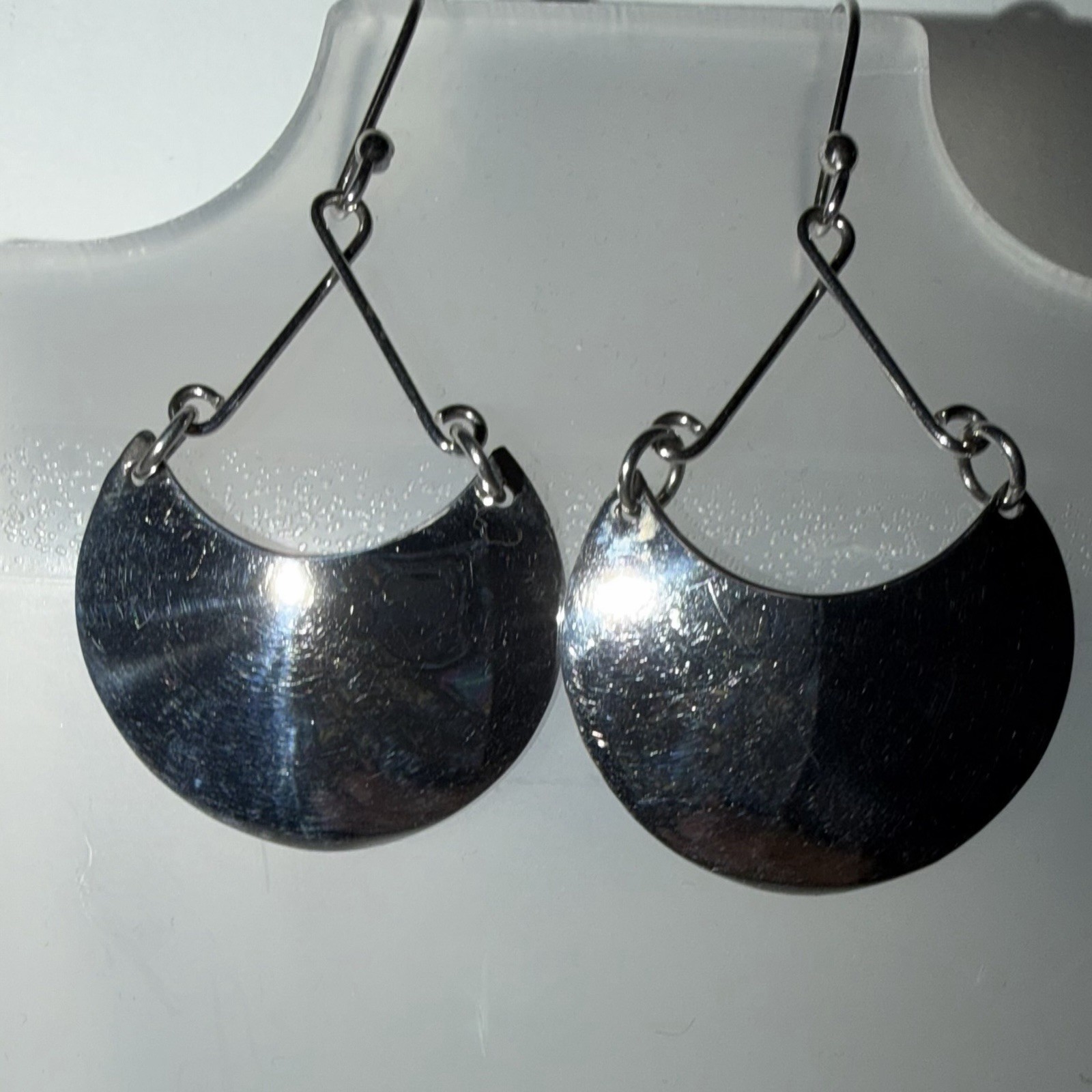 Sterling Silver 925 ATI MEXICO Dangle Drop Earrings