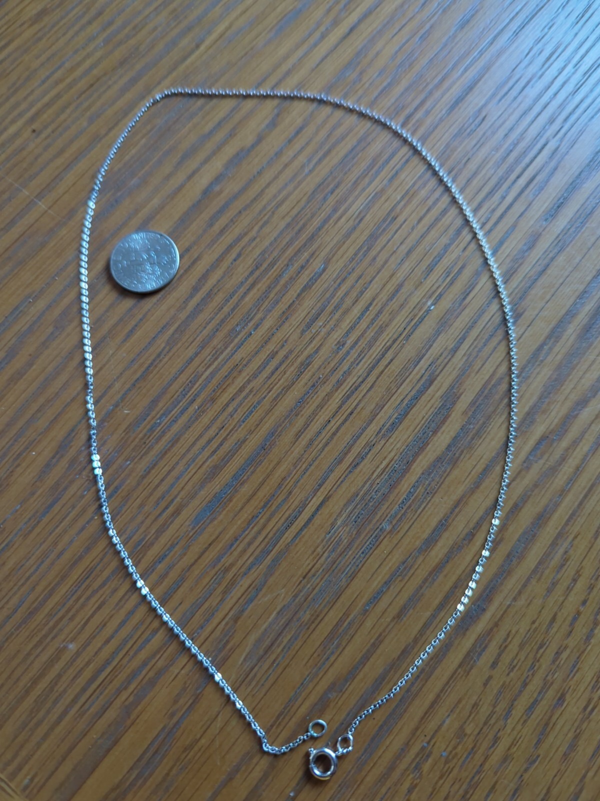 18″ Sterling Silver Link Chain Necklace