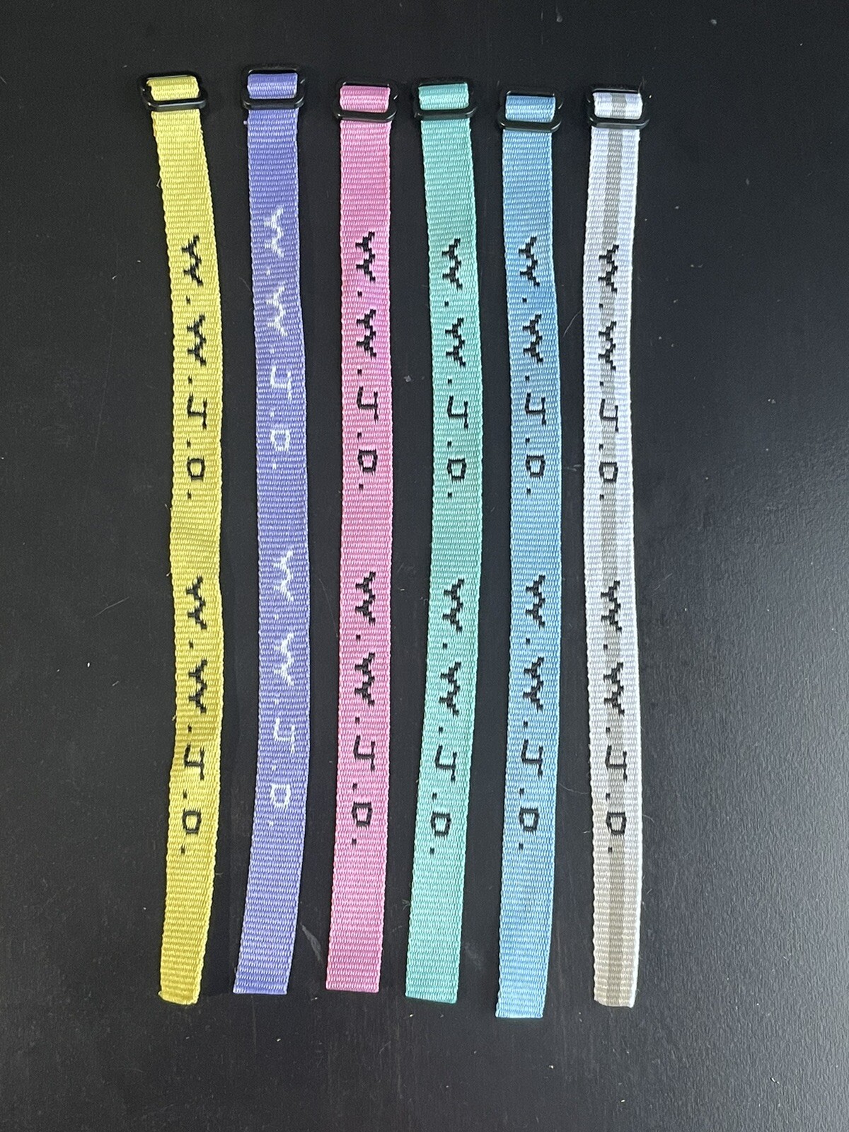 24 WWJD Pastel Woven Jesus Religious Bracelets-Fundraisers/Youth Wristbands