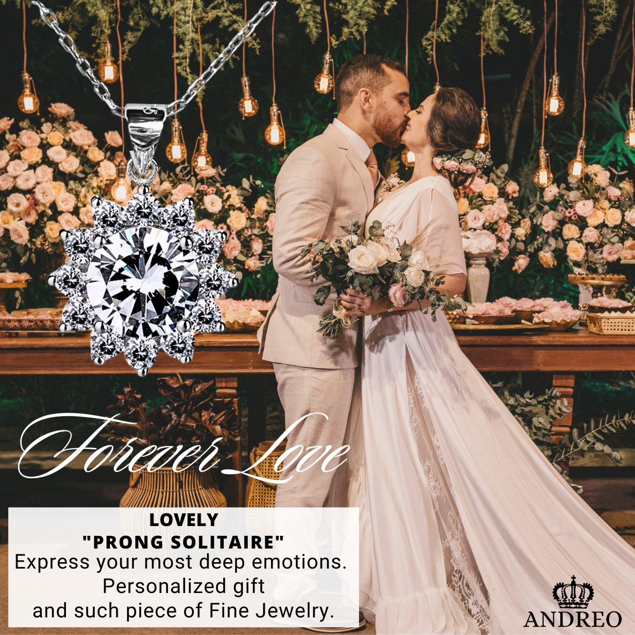 Love Star CUSTOM Anniversary Birthday Gift Necklace Jewelry Wife Gifts ANDREO