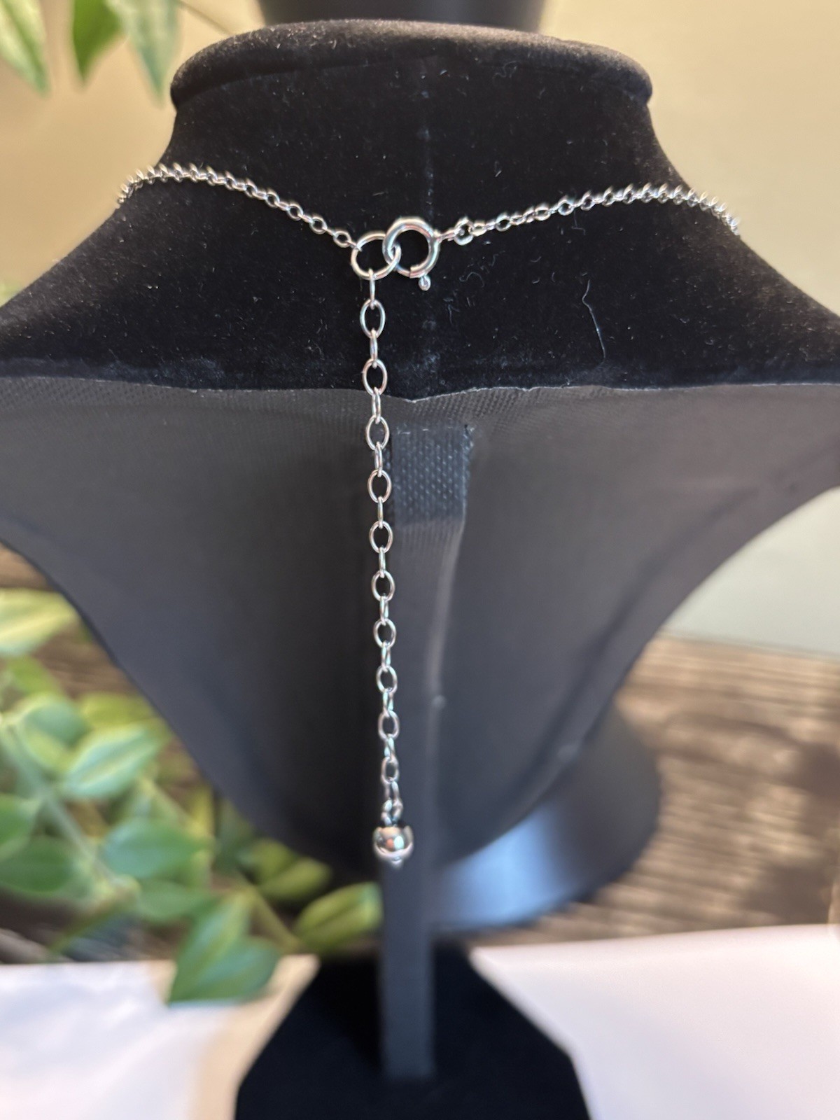 ABSOLUTE Sterling Silver CZ Cross Pendant and Necklace, Adjustable 16-18in