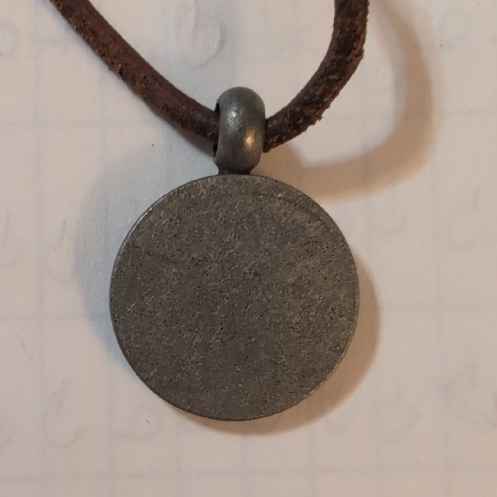 AE Two Brown And Black Leather Cord Necklace Cross Charm Pendant Tie Closure