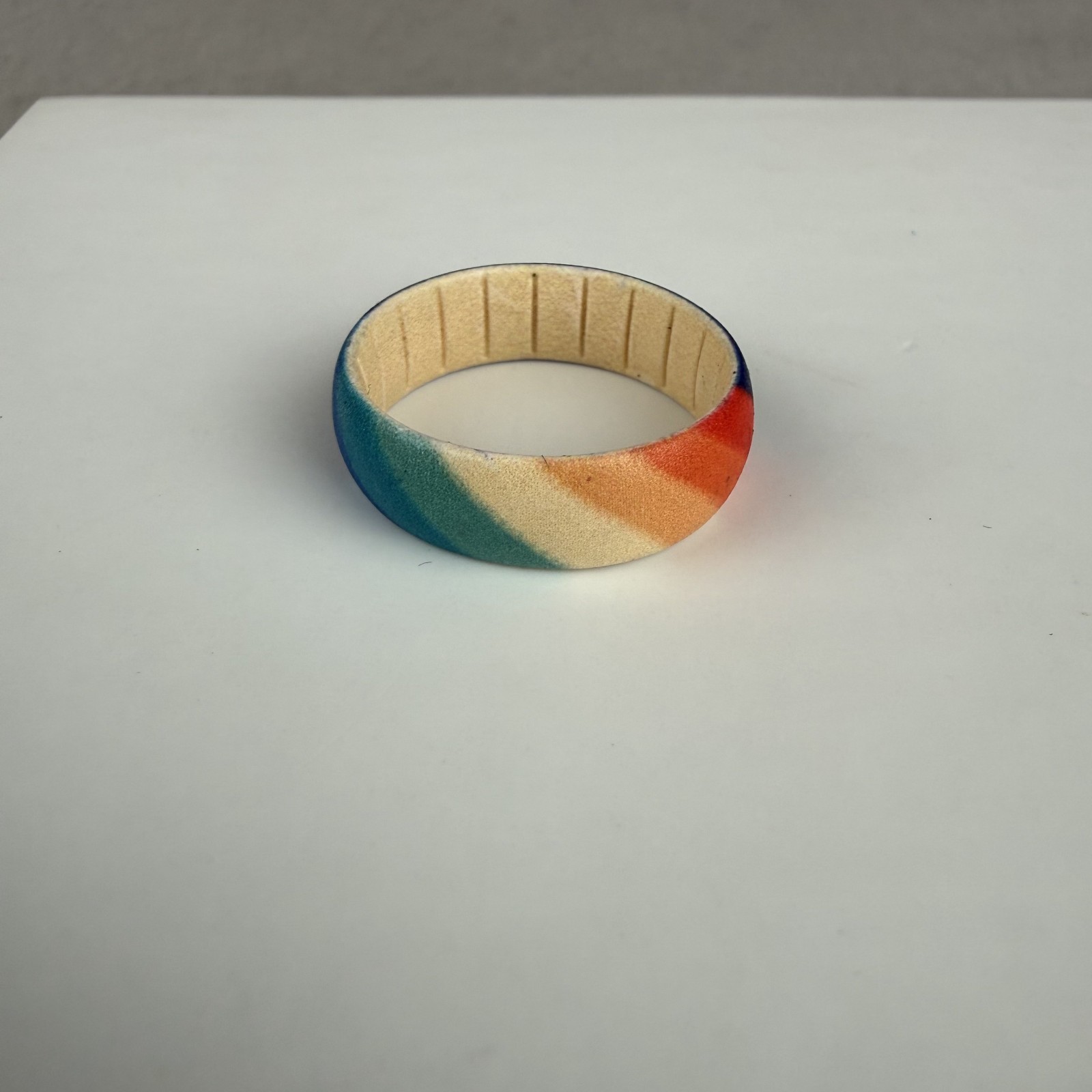 Enso Rings Inked Pocketful Of Letters Prism Rainbow Ring Size 10 Limited Edition