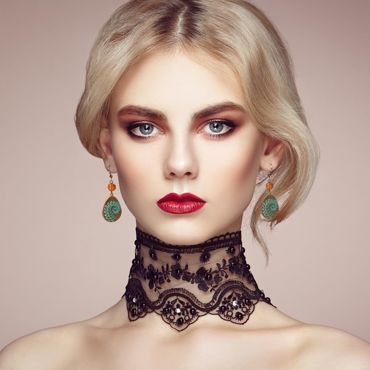11 Pairs Vintage Drop Dangle Earrings for Women Boho Earring Jewelry Set Retro F