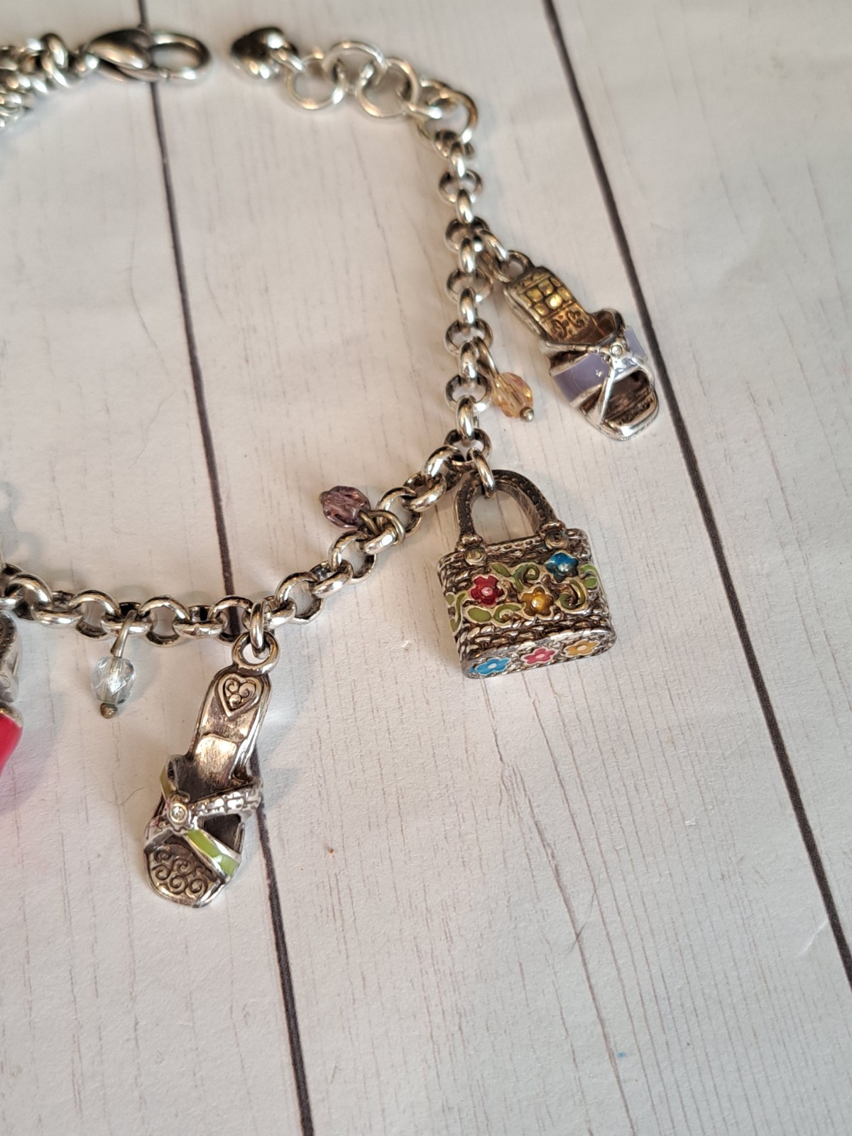 BRIGHTON Sandals & Purses Charm Bracelet