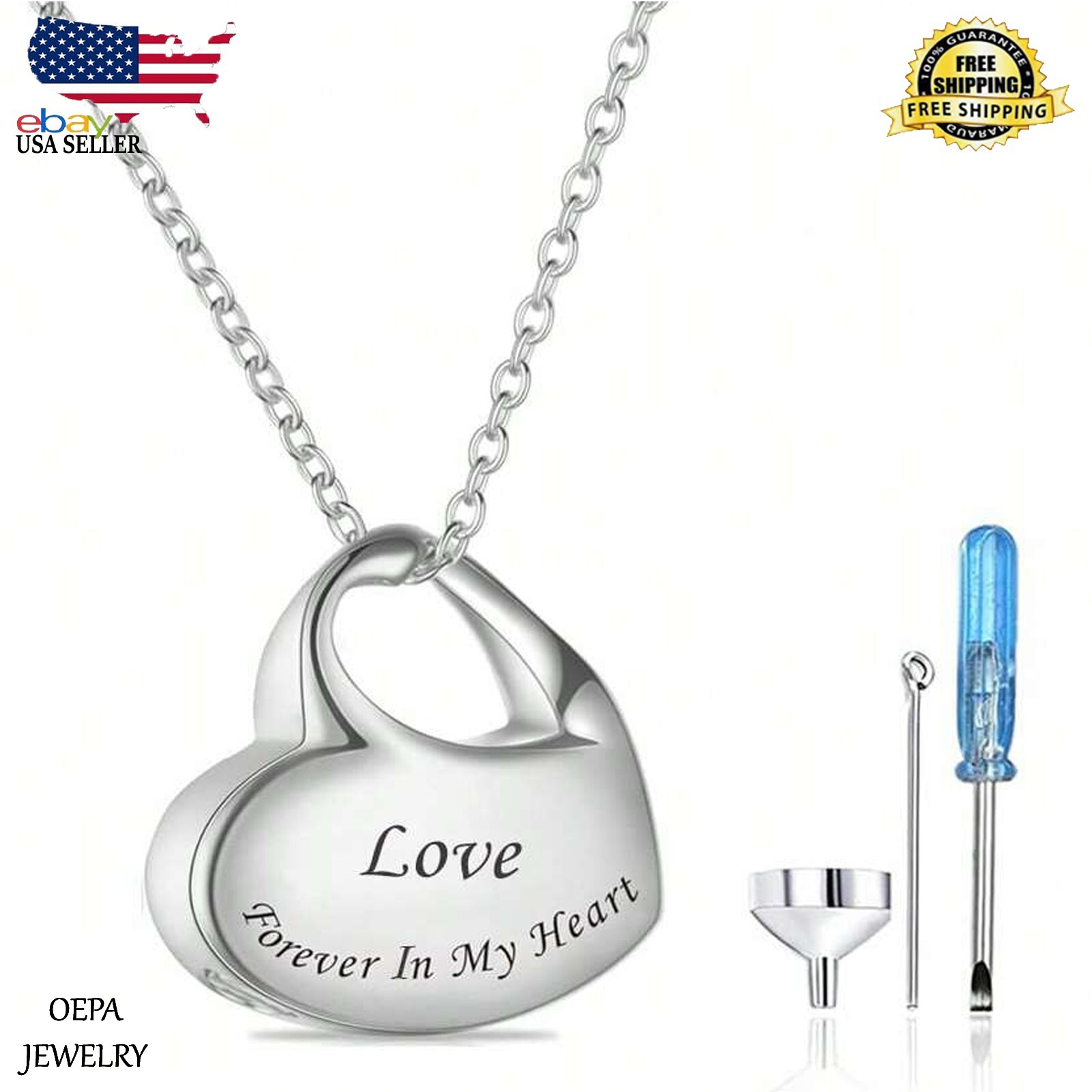 Cremation Urn Memorial Pendant Necklace Keepsake Jewelry for Ashes Necklace