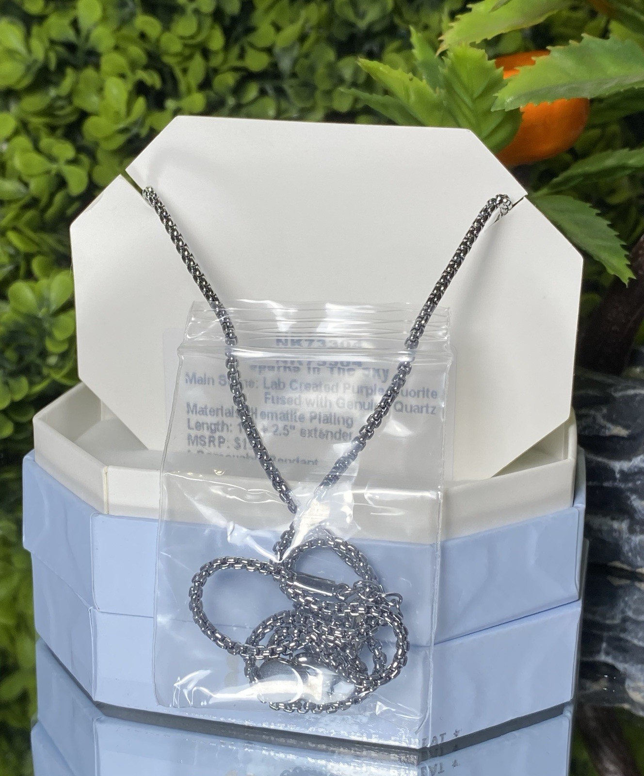 Bomb Party Necklace NK 73304 “Sparks In The Sky”💜Original Collection