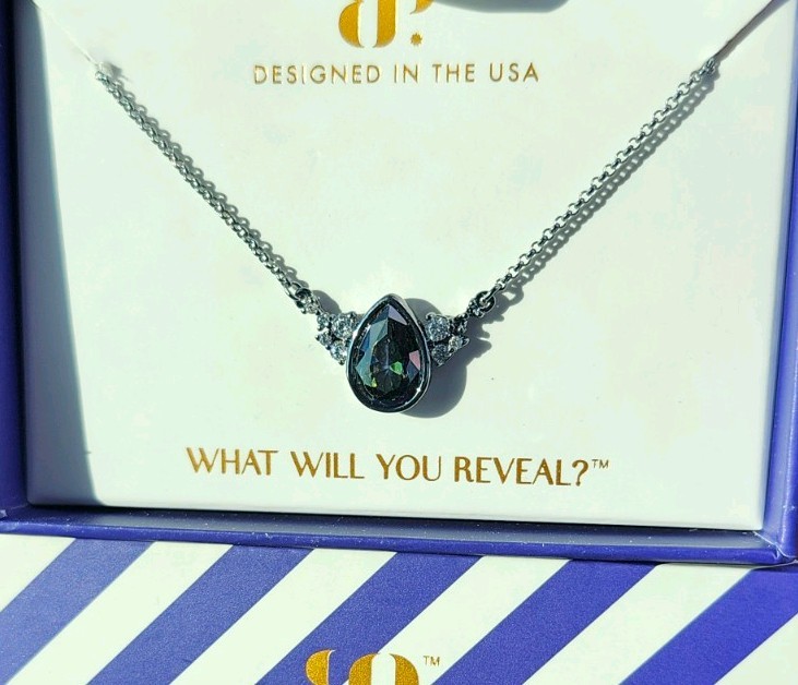 Bomb Party June 2026 “The Leena Necklace” Created Alexandrite, Hematite Plating