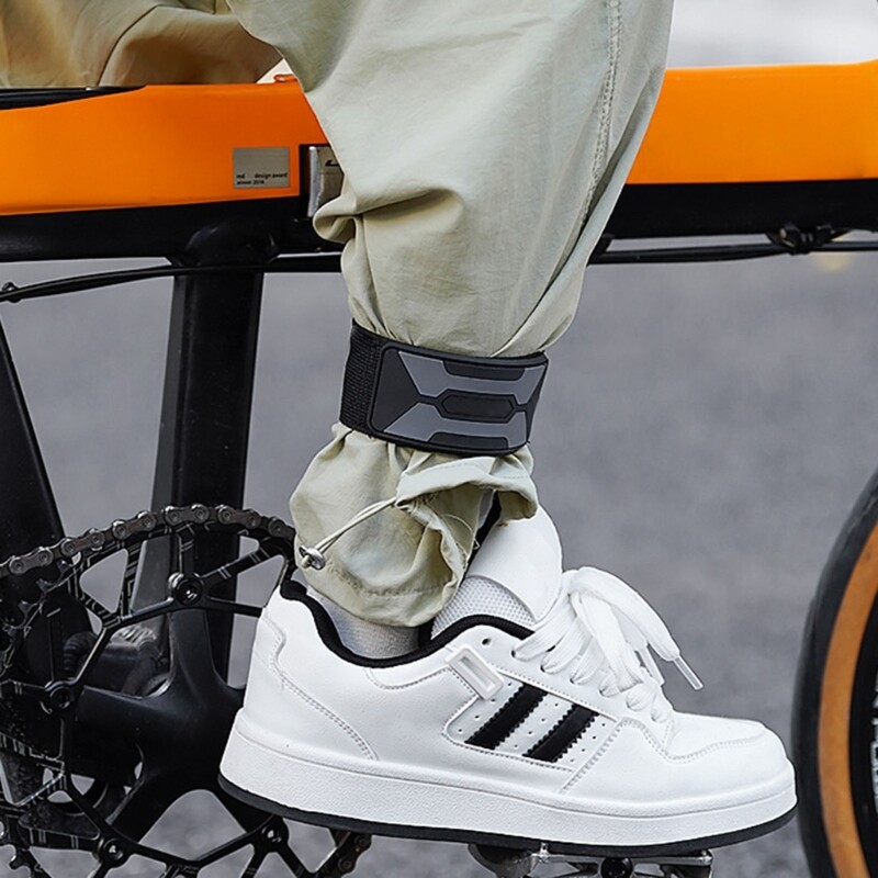 2pcs Pant Band Clip Strap Wrist Ankle Bind Band Clip Strap Cycling Leg Strap