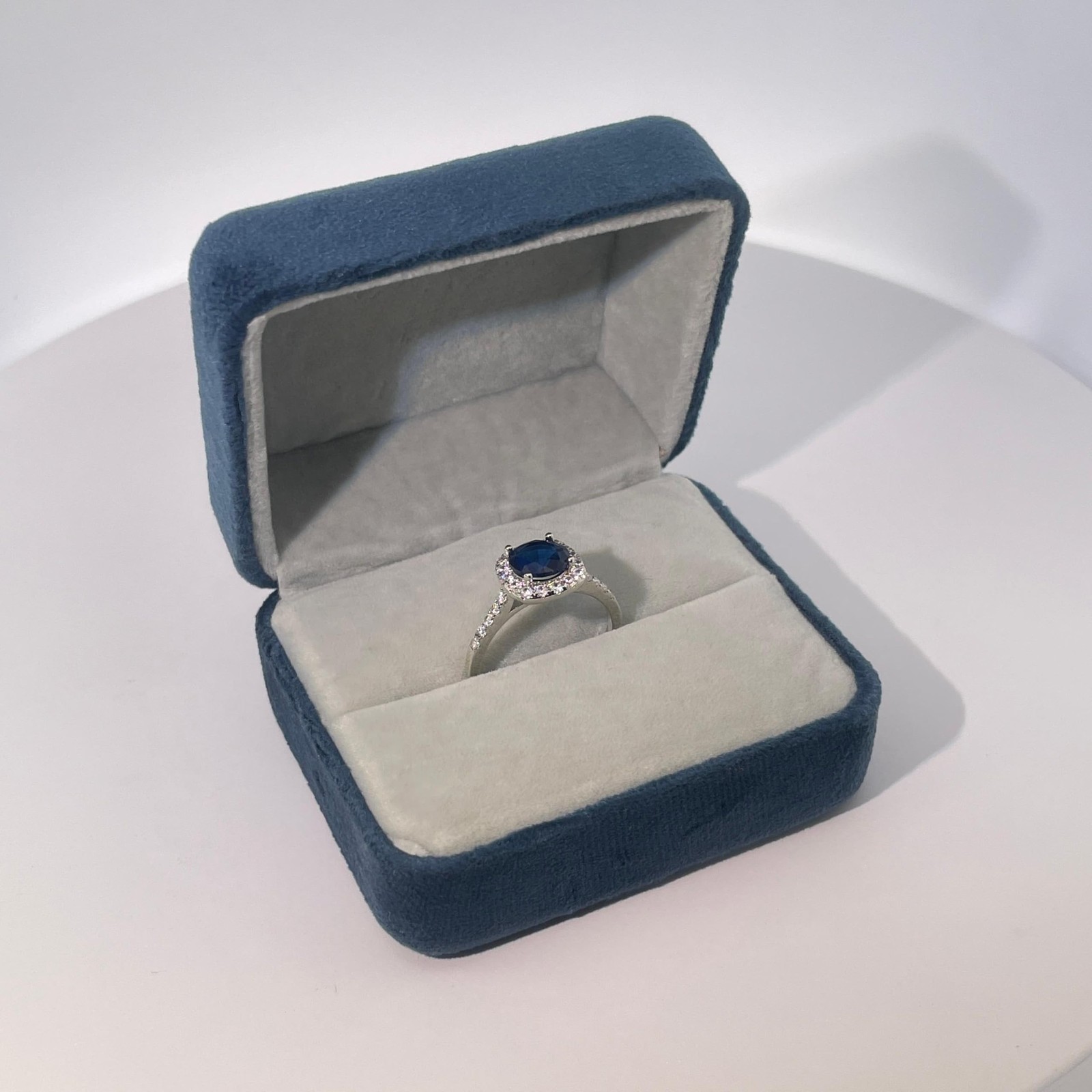 Warm Fortune Oval Engagement Ring for Women – 18K Gold Plated Cubic Zirconia, We