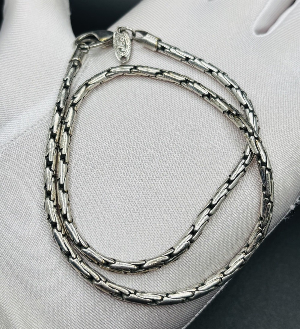 Surf Bico Australia 3mm Cyclone Chain Link Necklace 17.5”
