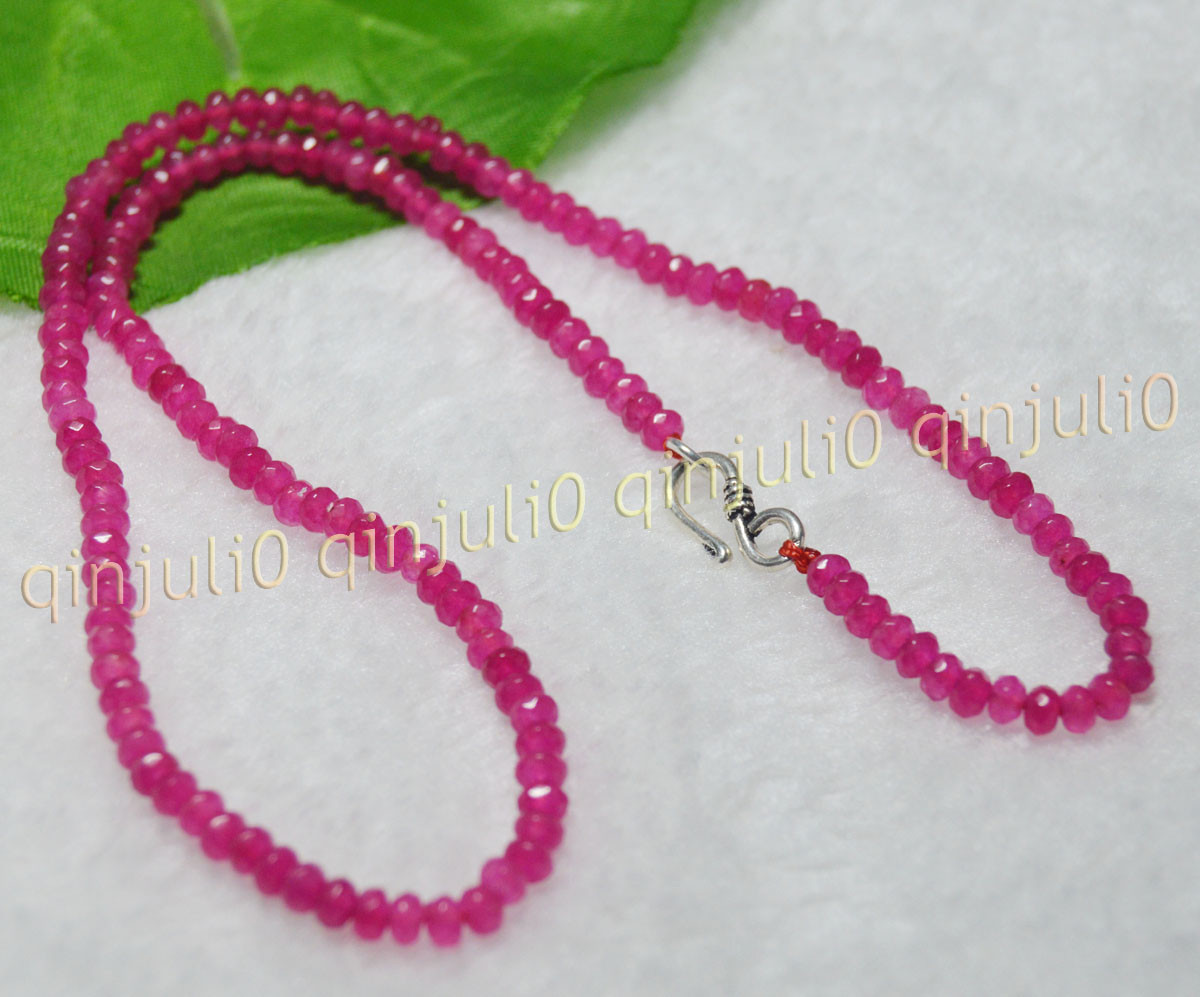 Multicolor 2x4mm Faceted Assorted Gemstones Jade Rondelle Beads Necklace 16-36”