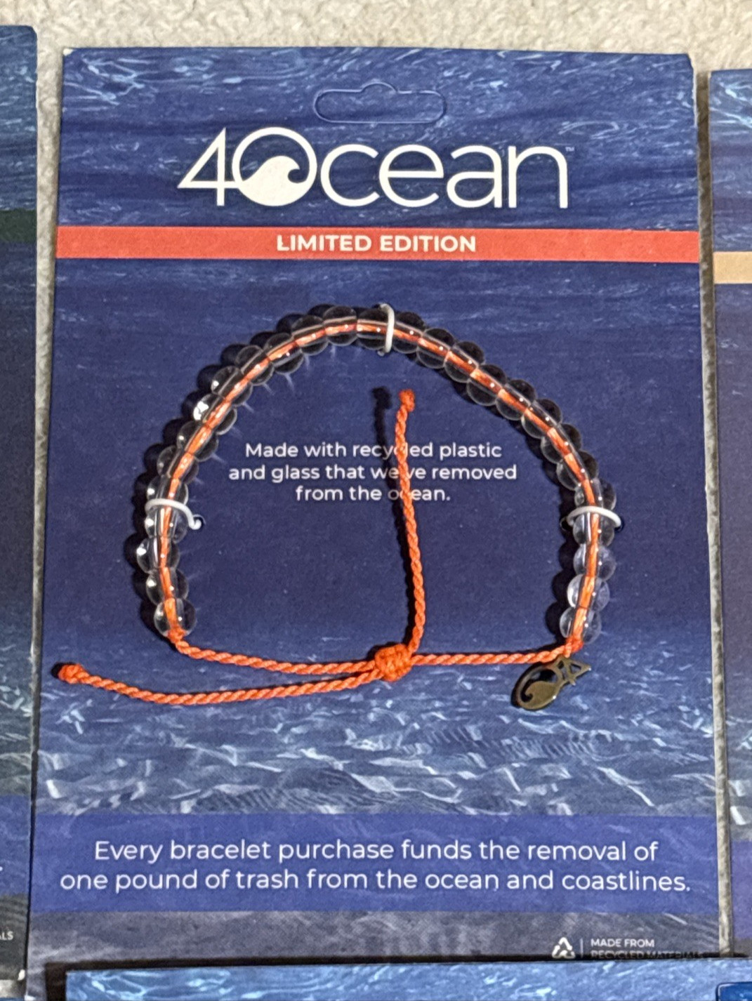 4Ocean Clear Bead Bracelets