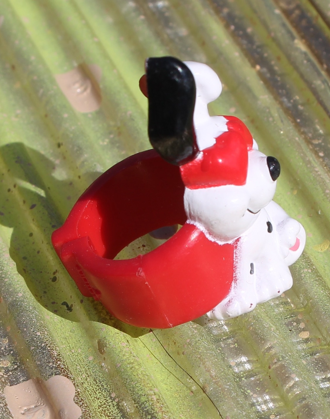 Plastic Child’s Ring – Dog & Sunglasses 1 Size Fits All FREE SHIP!