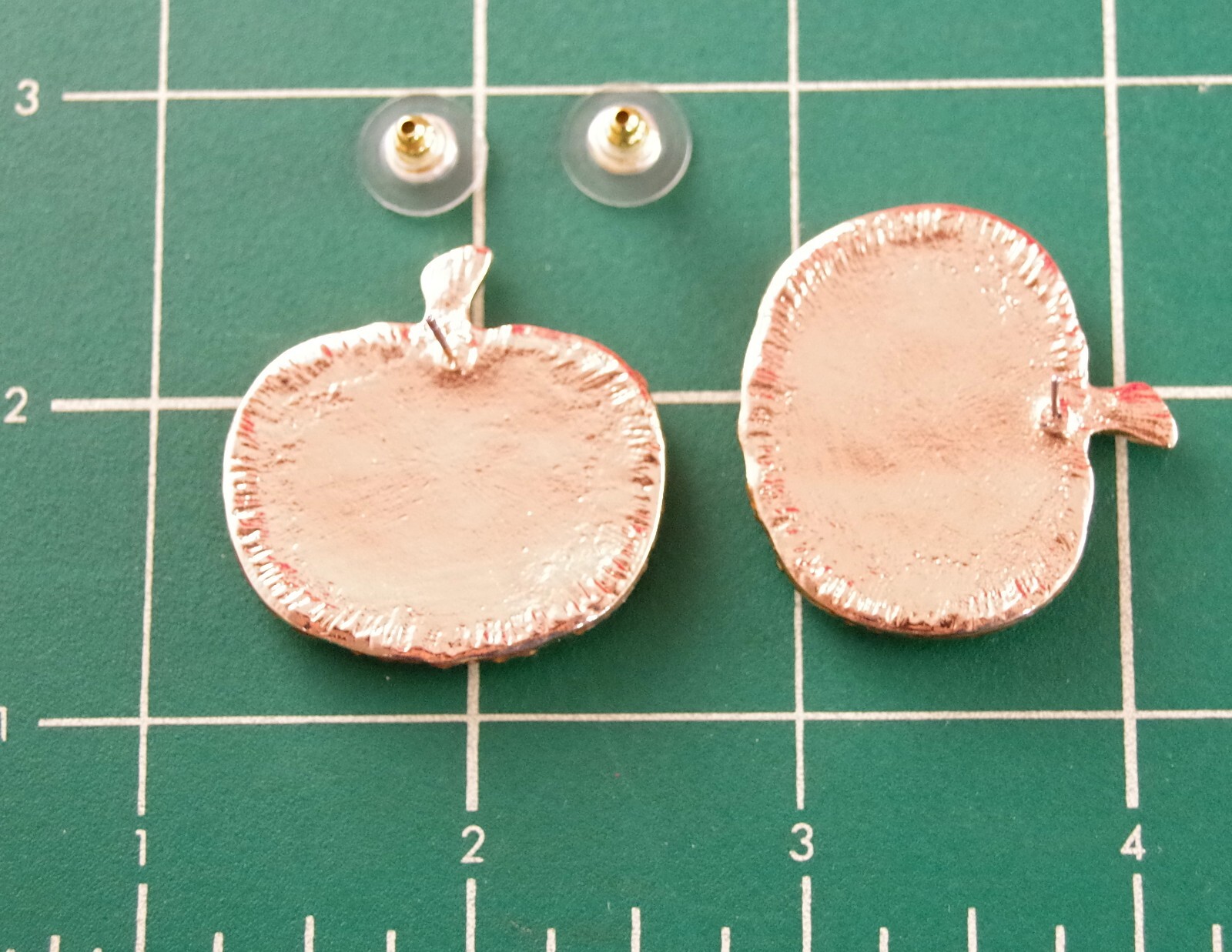 BIG BETSEY JOHNSON CRYSTAL RHINESTONE THANKSGIVING FALL AUTUMN PUMPKIN EARRINGS