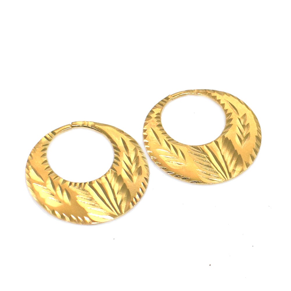 CLASSIC PUNJABI NATTIYAN 18 K GOLD PLATED EARRING FOR MEN BOYS EARRINGS u576