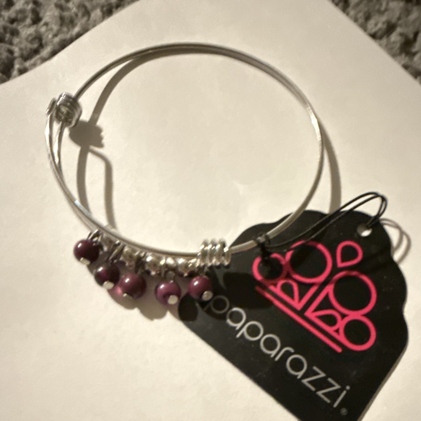Paparazzi Bracelet Lot Bangle Cuff Chain Beaded Leather Snap Adjustable Signed