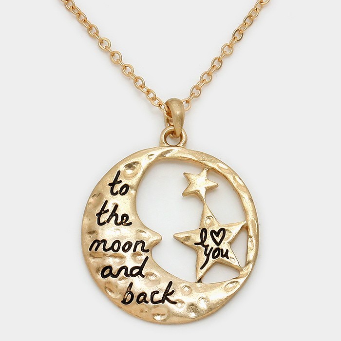 I Love You to the Moon and Back Stars Fashion Necklace