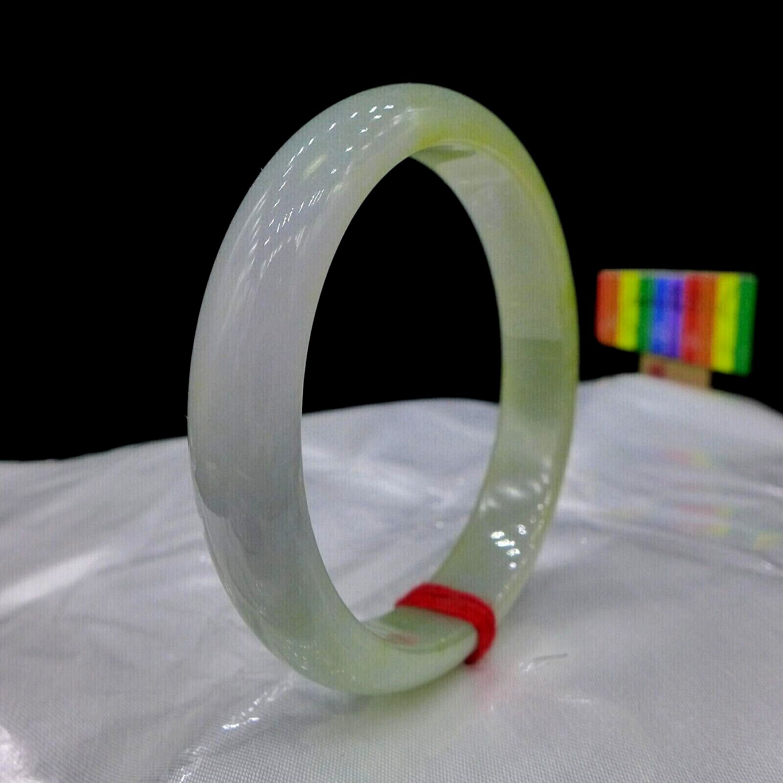 【JadeiteBird】53mm Certified 100% Natural Grade A Jadeite Jade Bangle Bracelet