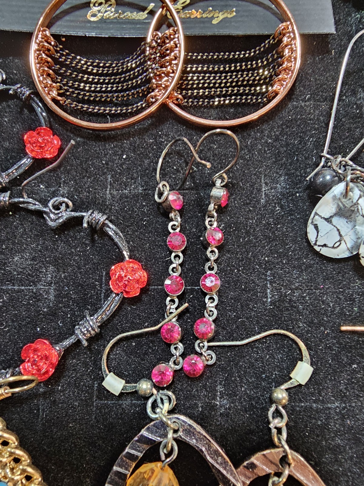 Mixed Earring Lot Dangle Drop Mixed Colors Styles Wearable Jewelry