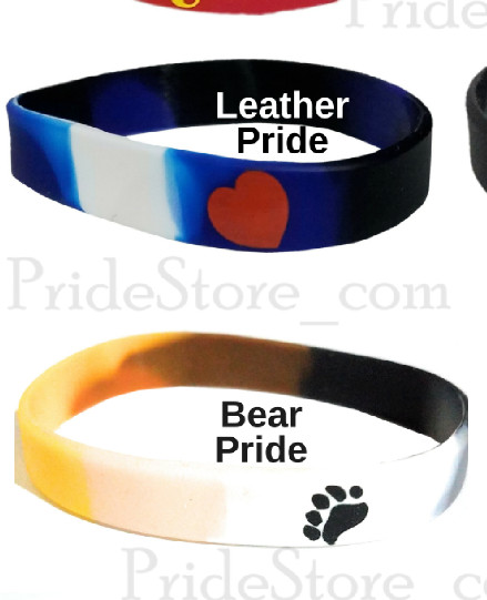 LGBTQ Gay Pride Silicone Bracelets Individual and Wholesale Lots LGBT GLBT Queer