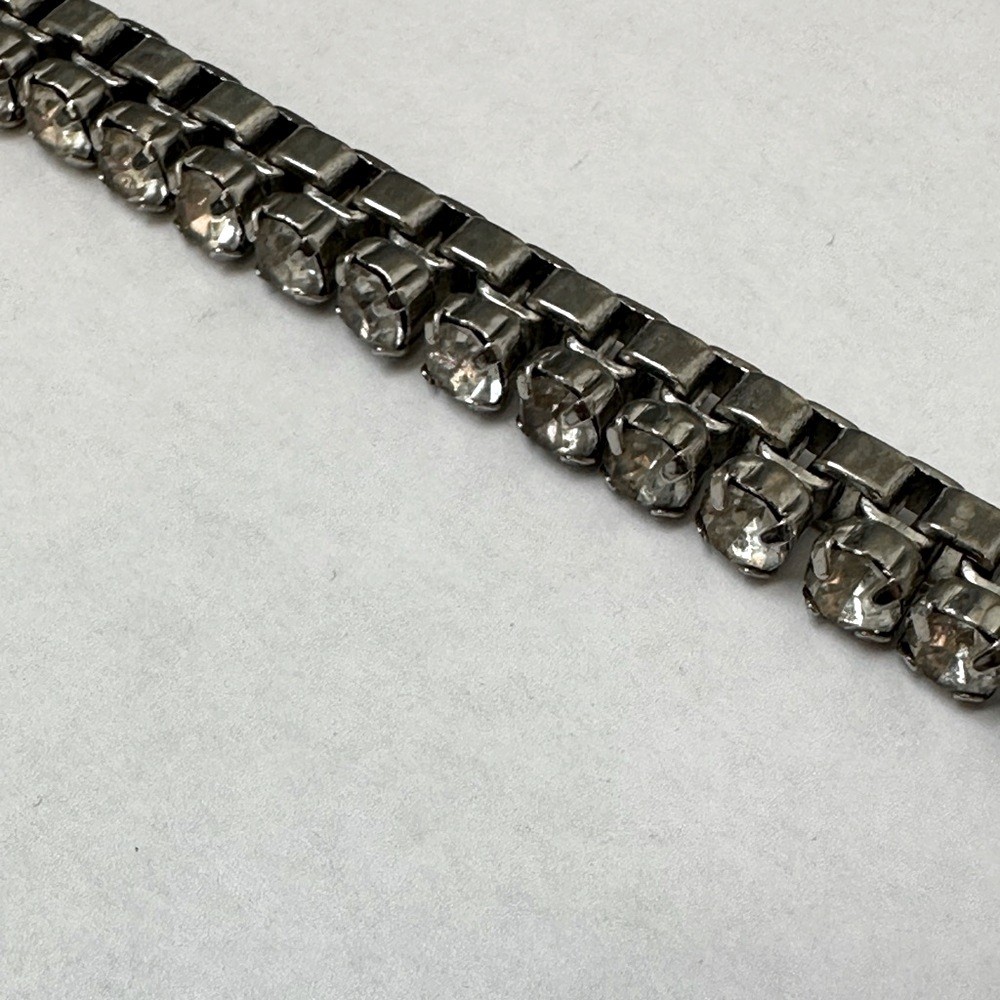 Ann Taylor Silver Crystal Bracelet
