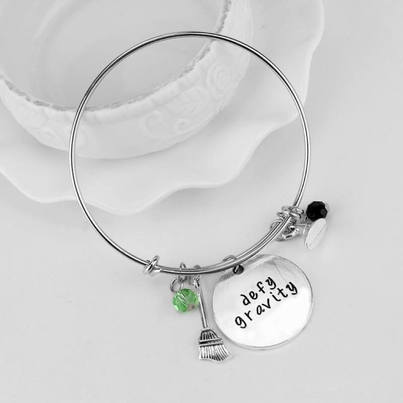 Wicked the Musical Inspired Bracelet “Defy Gravity” Wizard of Oz