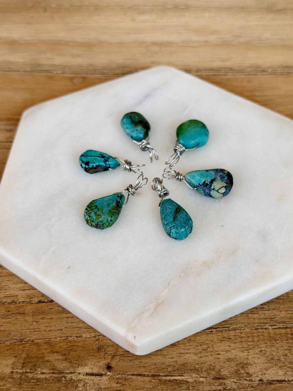 Turquoise Teardrop Necklace