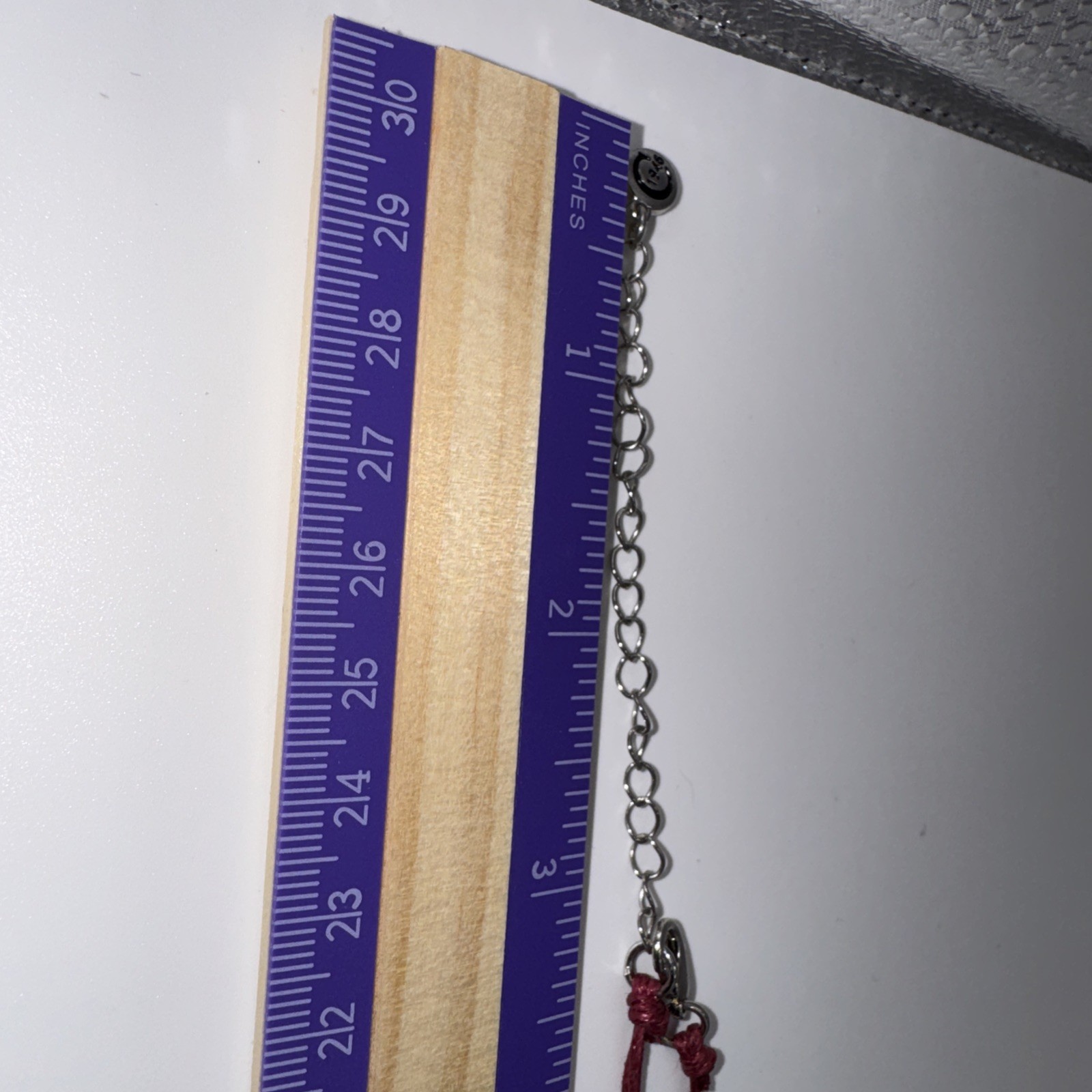 Retro 70’s Lipstick 1946 Red Bead Necklace Silvertone Lucite Chunky Classic