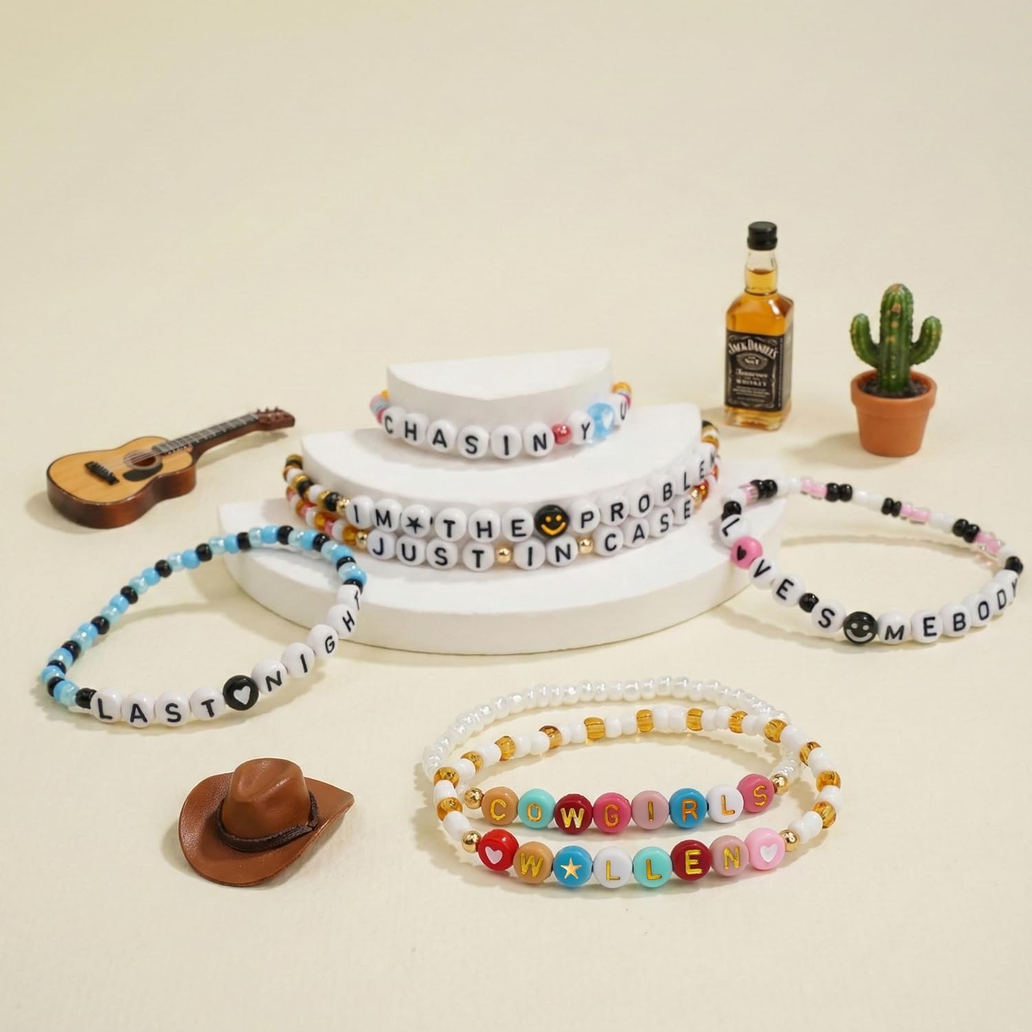 Boho Chic Colorful Bead Stretch Bracelet – Meaningful Friendship Gift for Women
