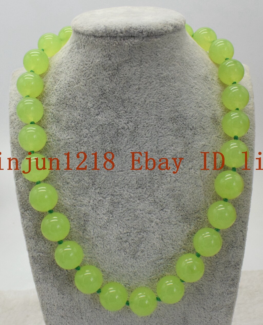 Natural Huge 14mm Green Peridot Round Beads Gemstone Necklace 18”