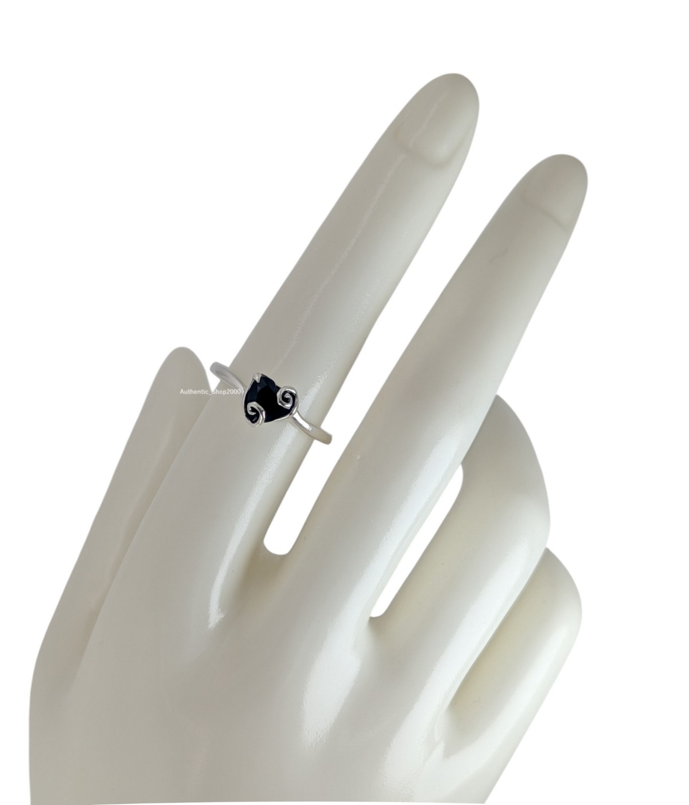 PANDORA Disney The Nightmare Before Christmas Jack Black Heart Ring 194733C01