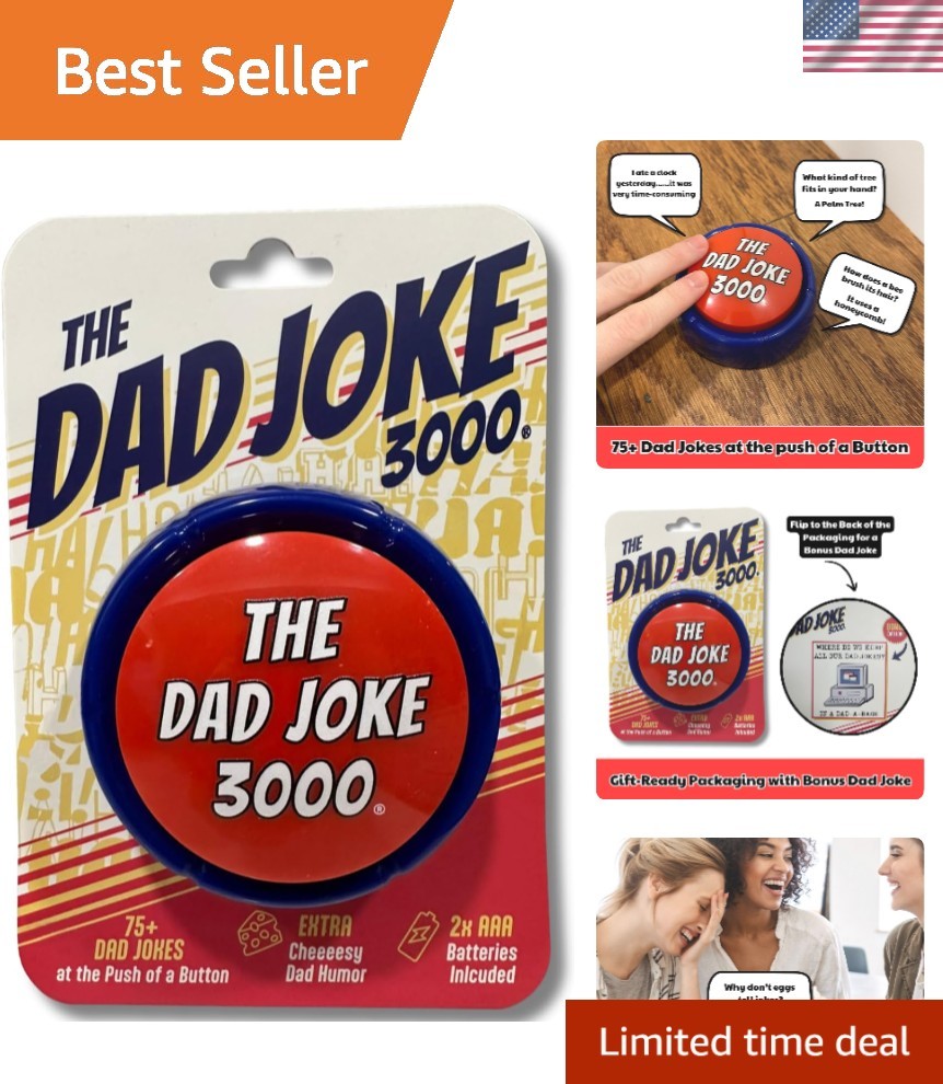 75+ Hilarious Dad Jokes at the Push of a Button – Perfect Gift for Father’s Day