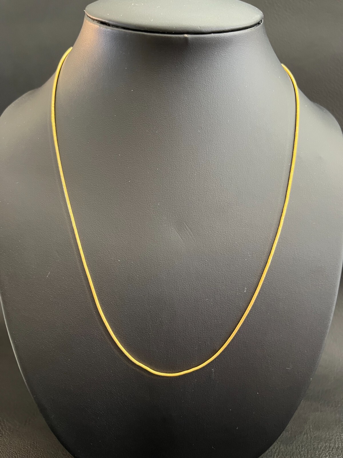 Men’s Women’s Elegant New 20″ Gold Tone 1.2mm Snake Chain Fits Pendant Necklace