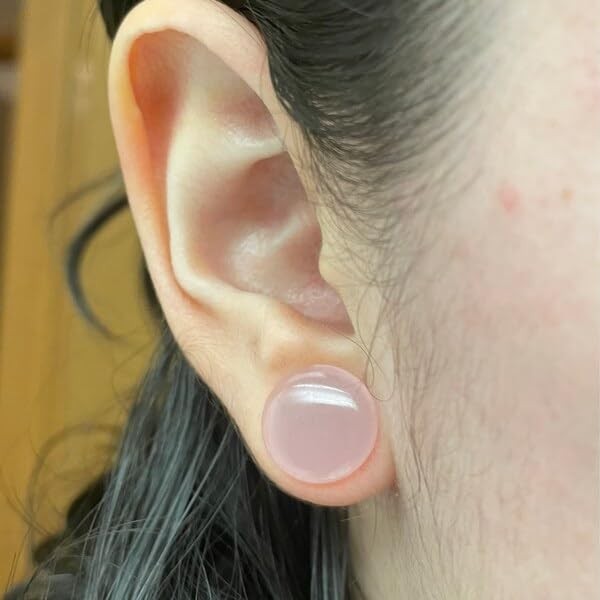 Glass Ear Stretching Kit 0.5mm Increment Gauges 16G – 1.2mm-4mm (16g-6g) Pink