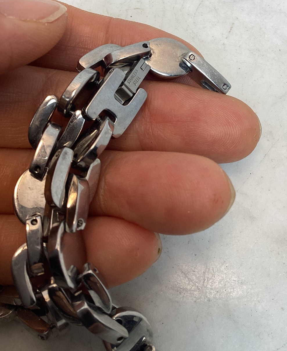 DOLCE & GABBANA D&G Stainless Link Chain Necklace 21.5” Long
