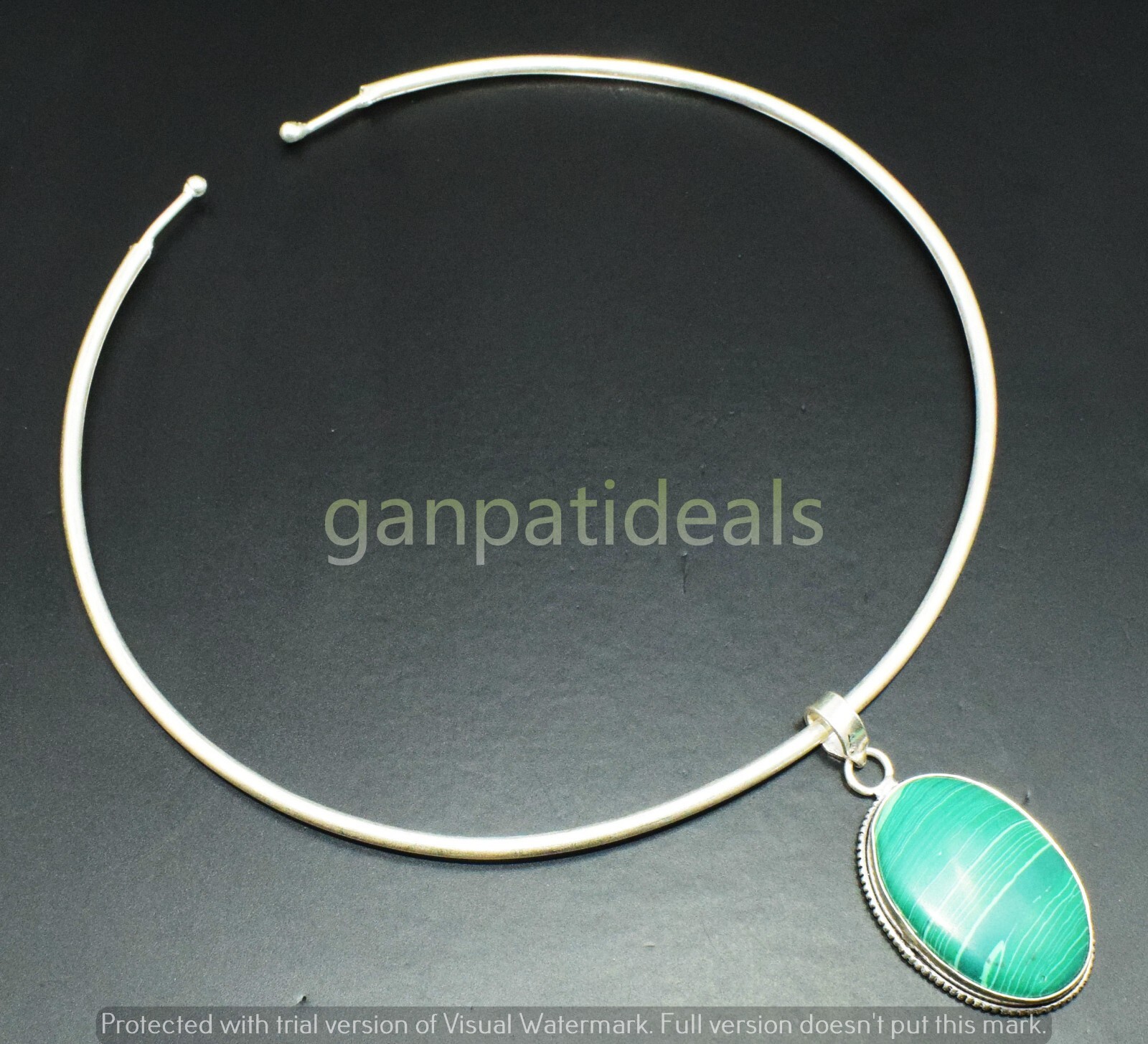 1pc Choker Pandant Necklace Set Beauty Flexible & Easy to Wear 925 Silver Plated