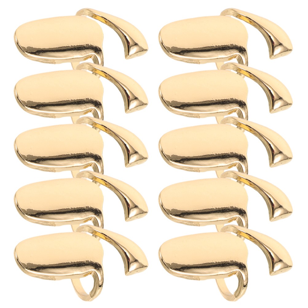 10 Pcs Nail Protection Manicure Fingernail False Tip Rings
