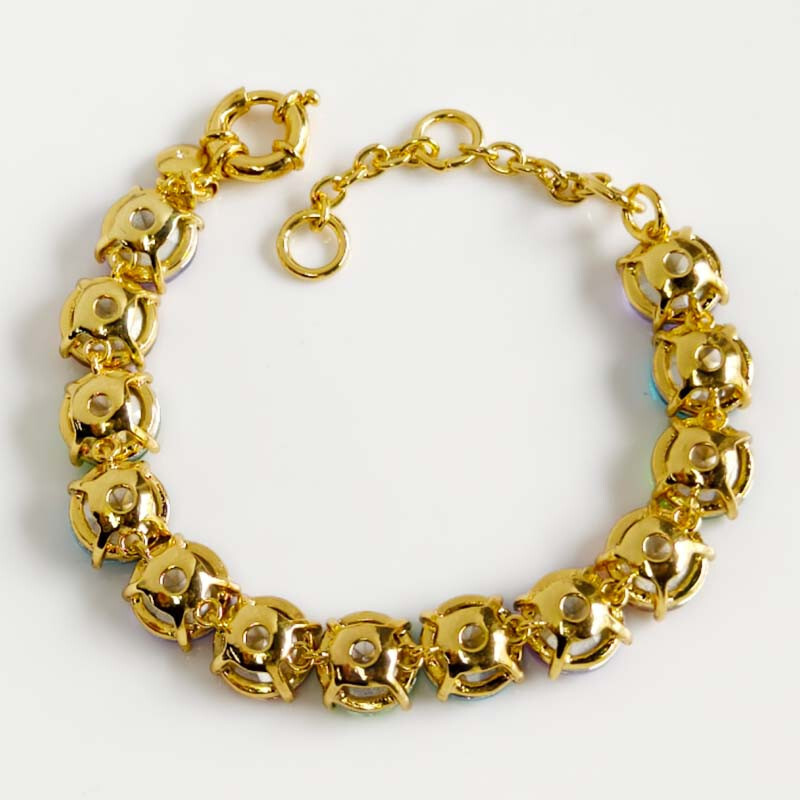 New 7.5″ Jcrew Glass Bubbles Bracelet Gift Fashion Women Party Holiday Jewelry