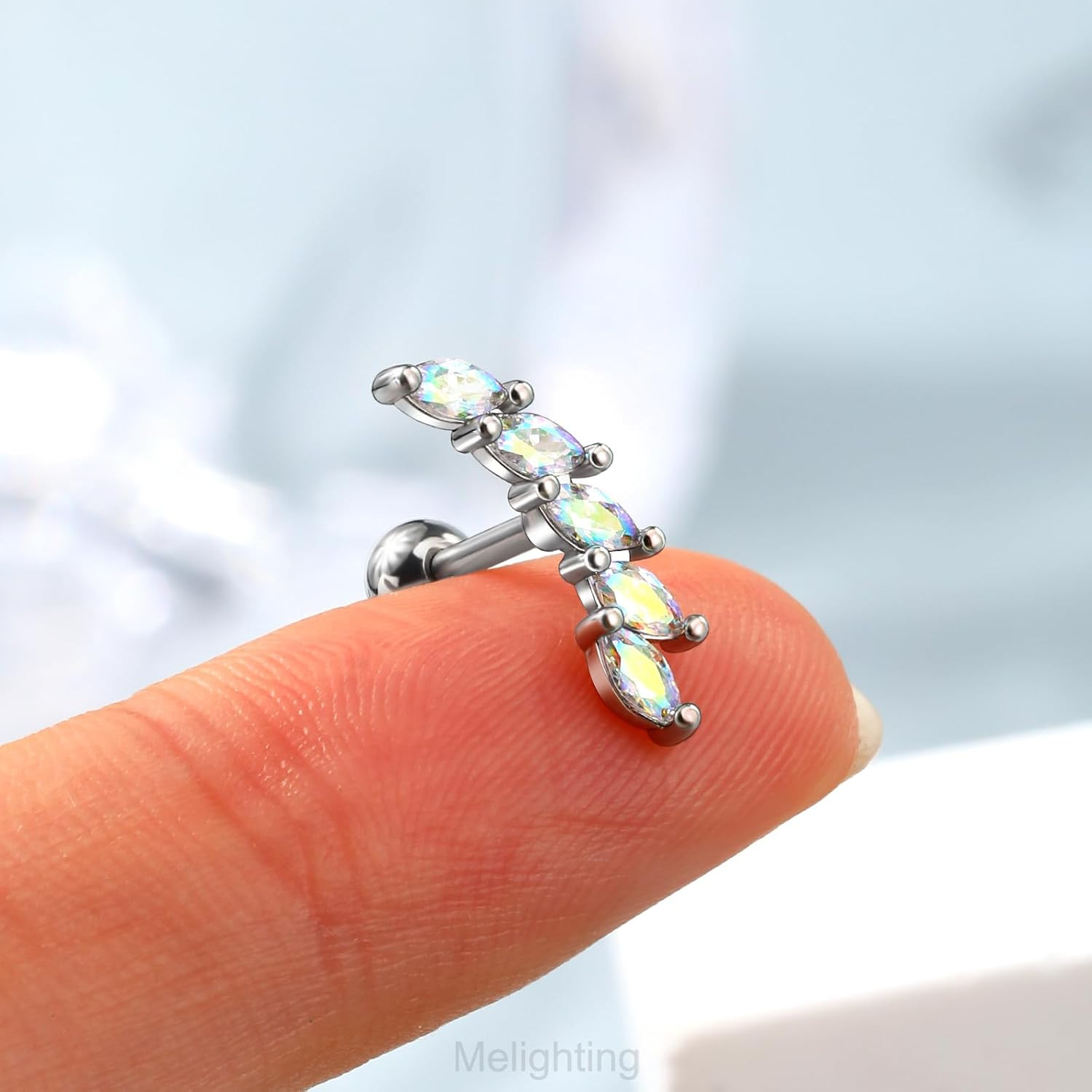 16G Helix Earrings Upper Ear Cartilage Earrings Stainless Steel 316L Tragus Pier