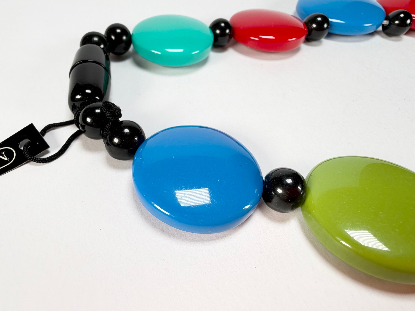 Marion Godart – Confetti “Bouclier” Multi-Colour Mix Resin Necklace