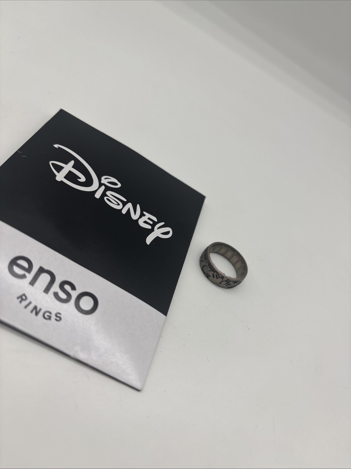 Enso Rings Disney Mickey Minnie Wild Rose Classic Silicone Ring- Love Size 5