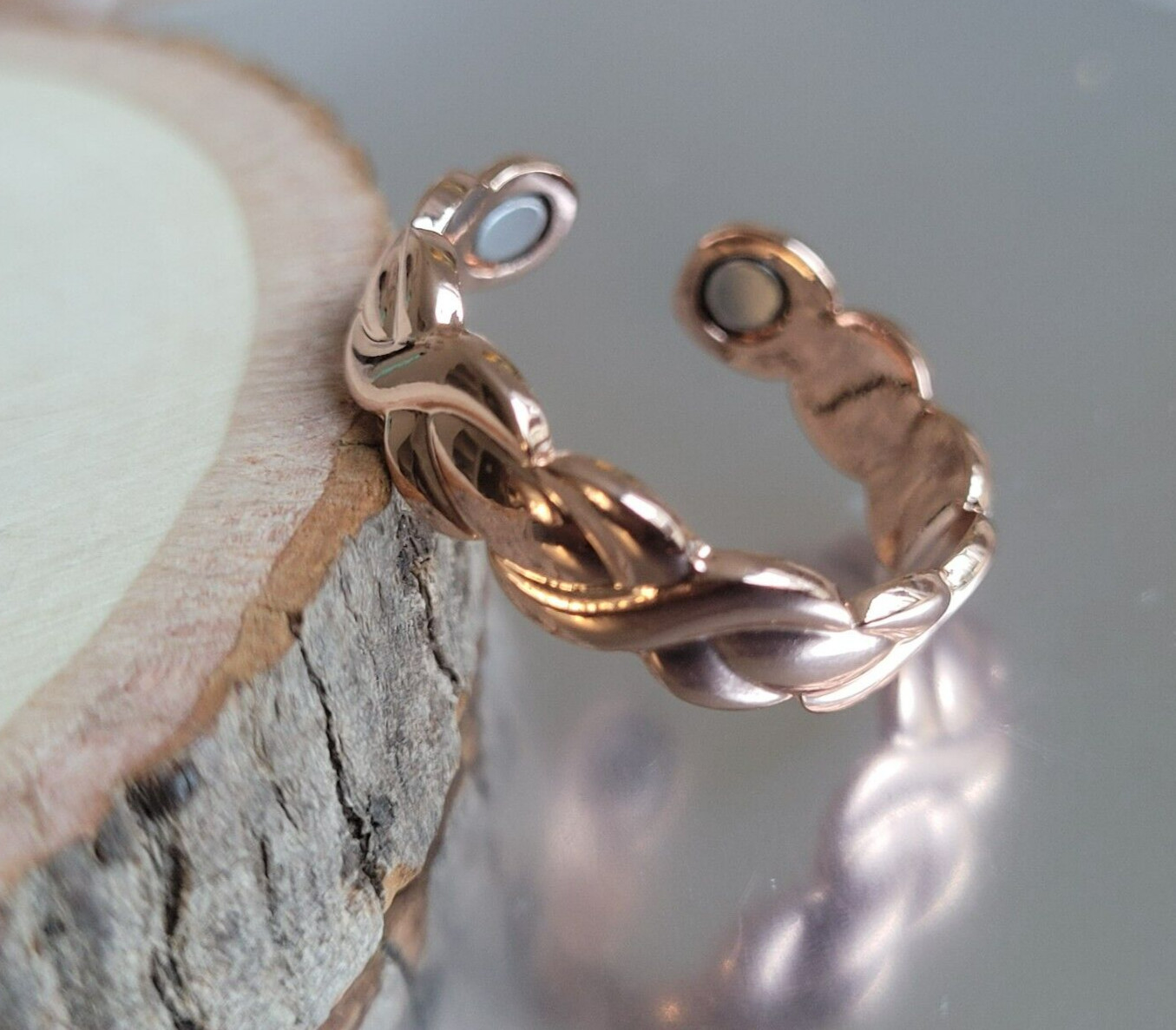 Pure Copper Magnetic Ring – Arthritis Adjustable Ring Eyes