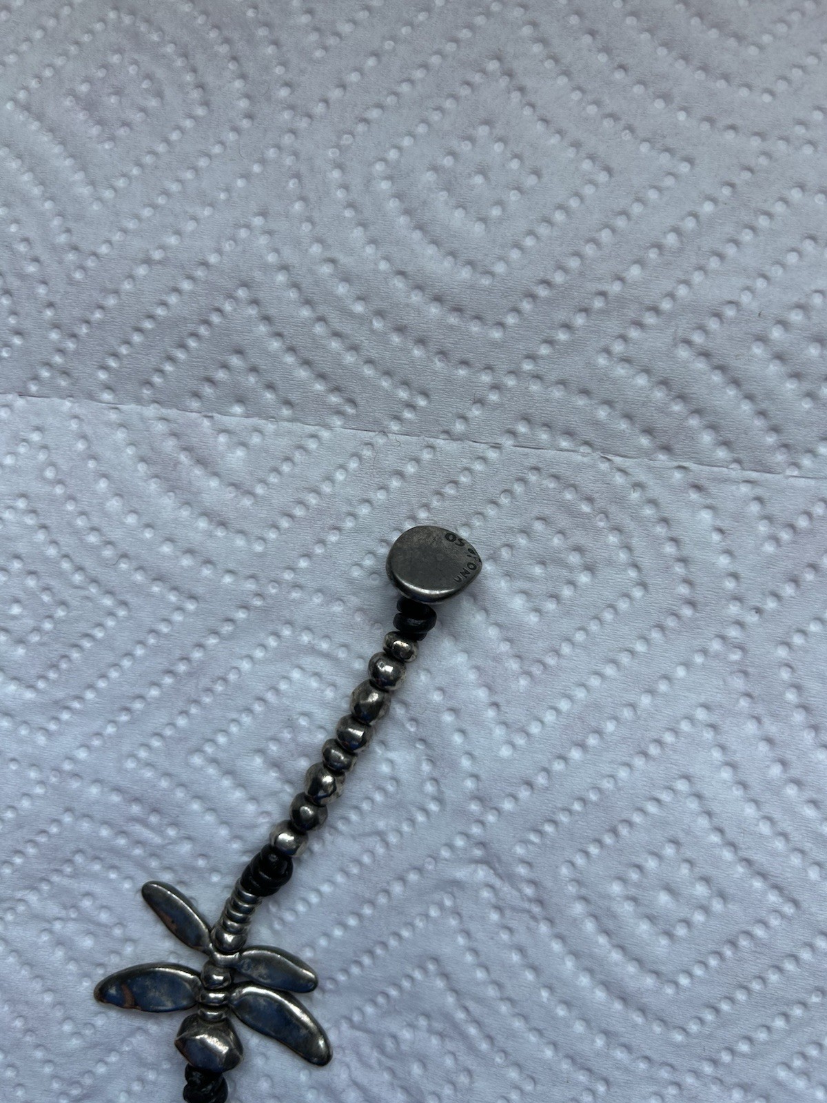 Uno De 50 Silver Dragonfly Bracelet